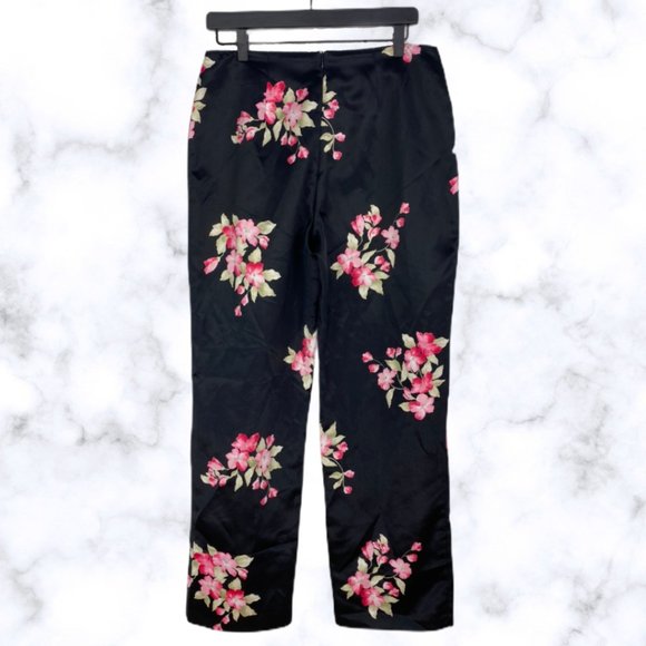 Onyx Nite Wendy Chaitlin Satin Embellished Pants L - Picture 5 of 6